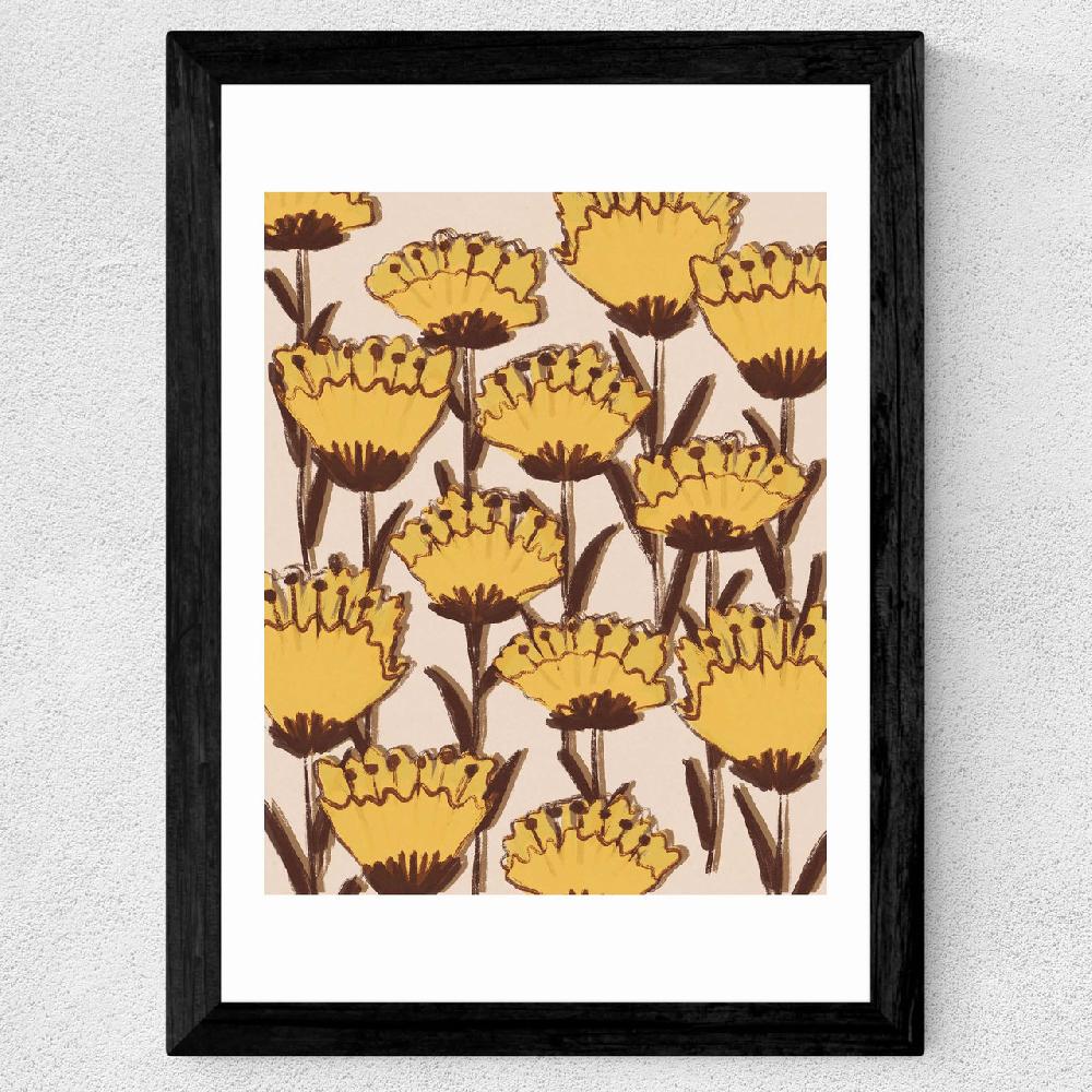 East End Prints Yellow Wildflowers