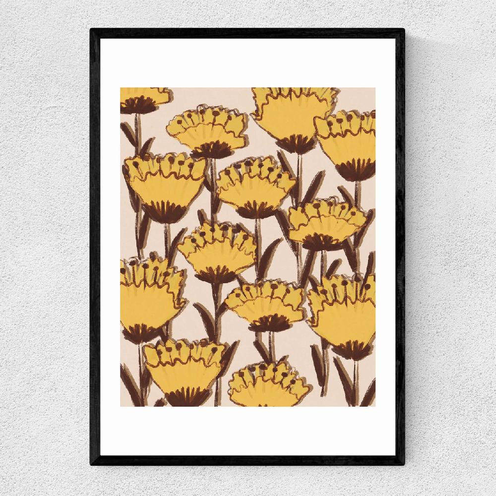 east end prints Yellow Wildflowers