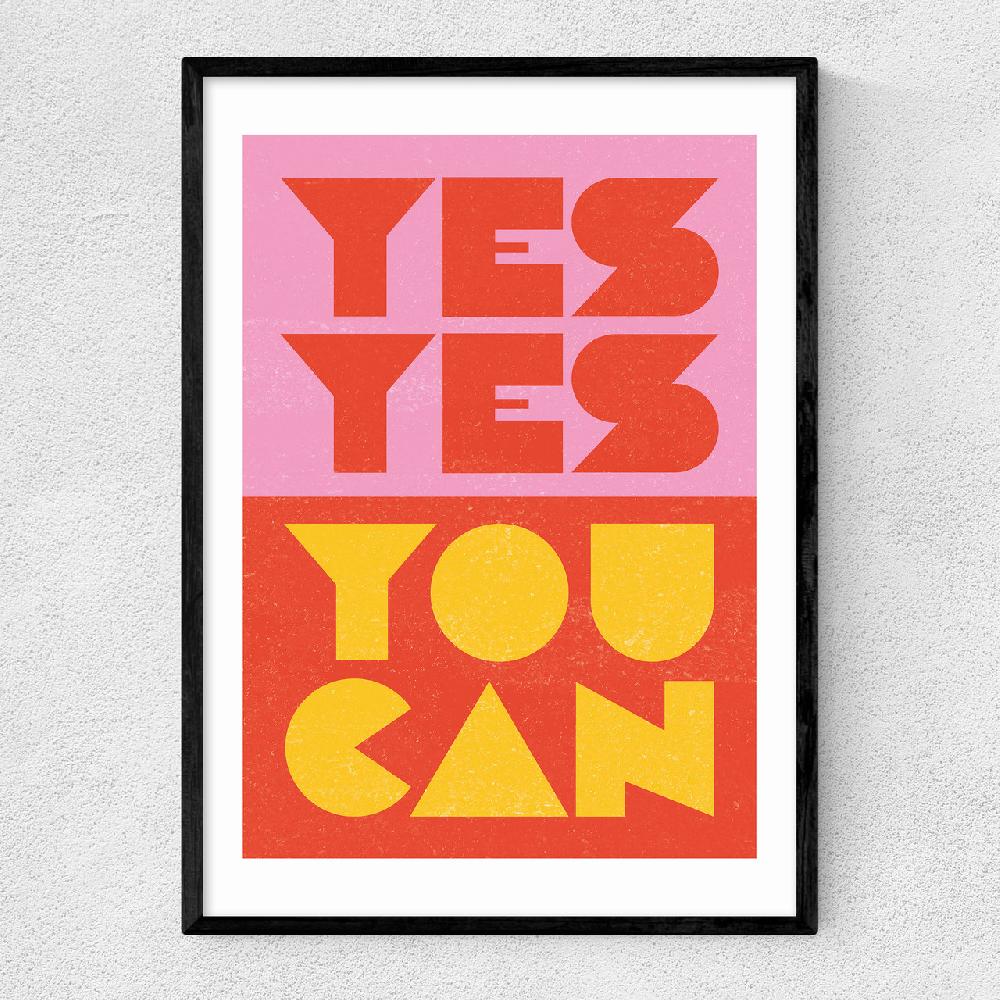 east end prints Yes by Judy Andrews