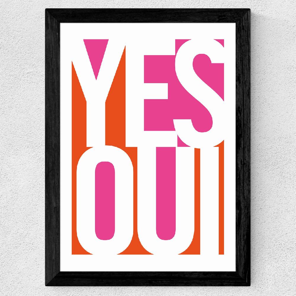 East End Prints Yes Oui