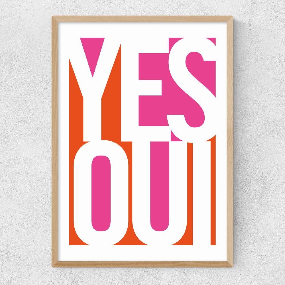 East End Prints Yes Oui