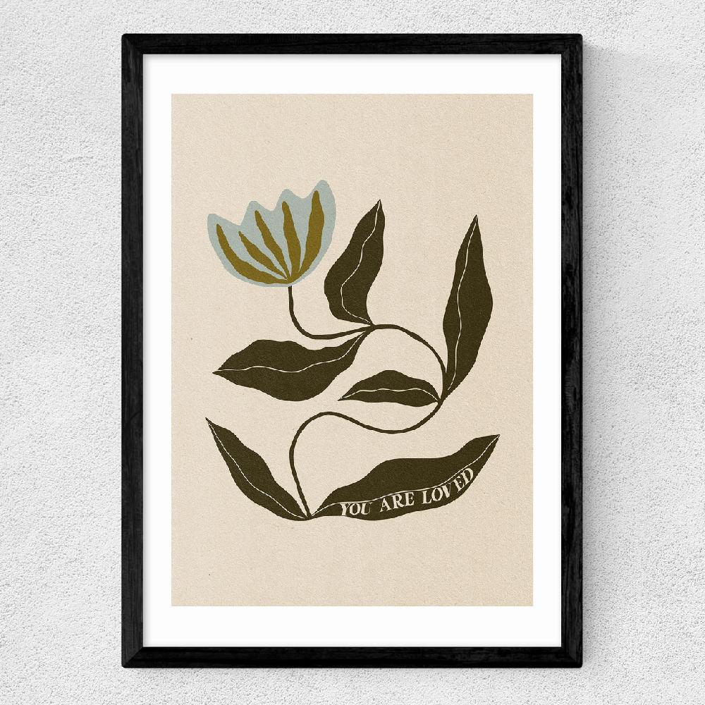 East End Prints You Are Loved By Parrott Paints