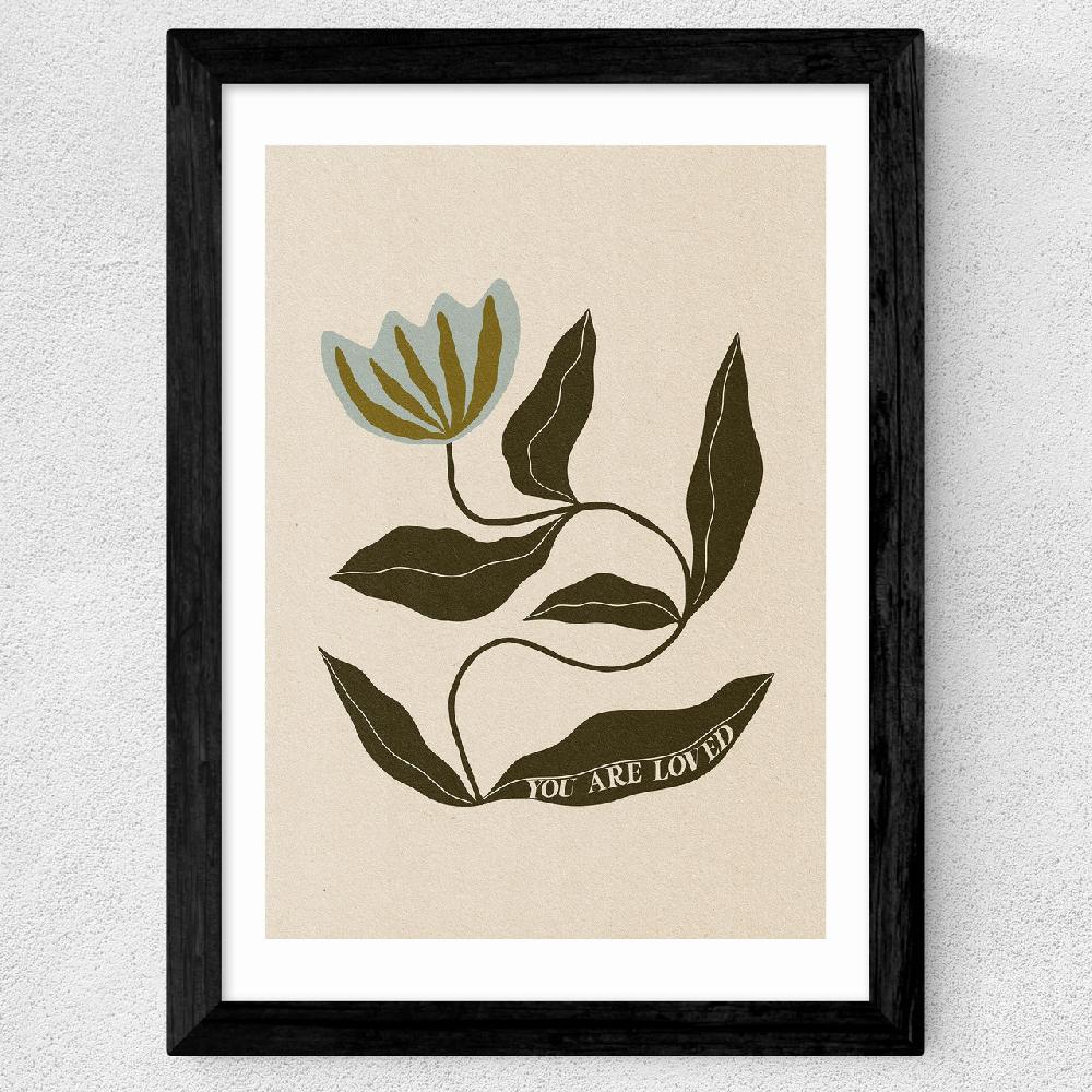 East End Prints You Are Loved By Parrott Paints