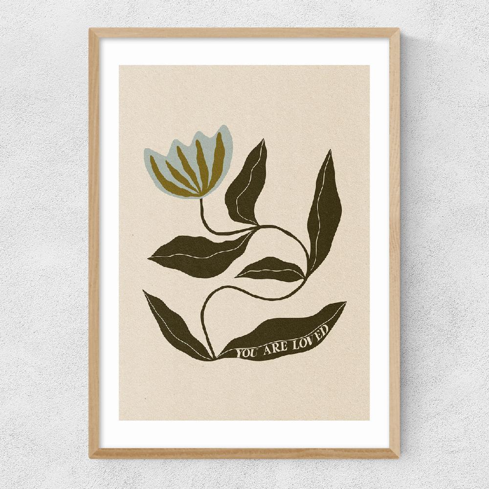 East End Prints You Are Loved By Parrott Paints