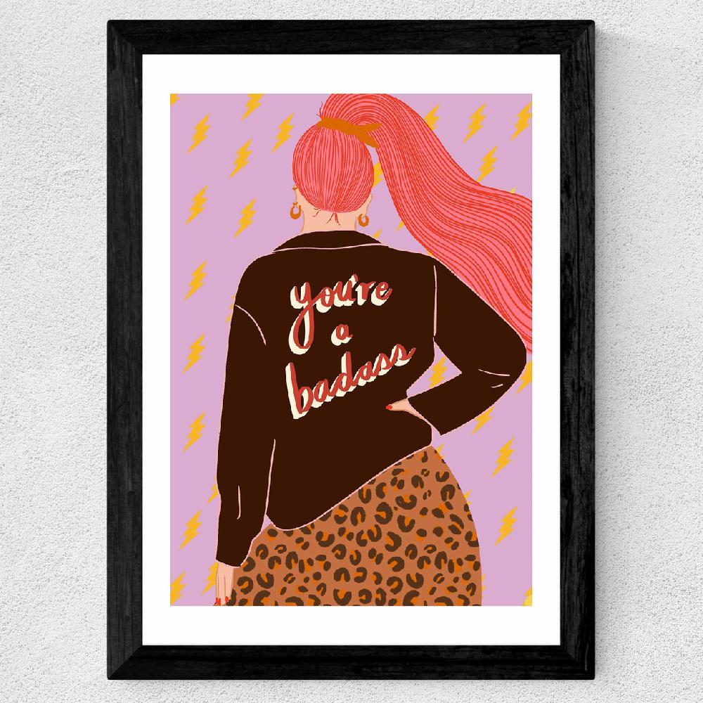 East End Prints You're Badass