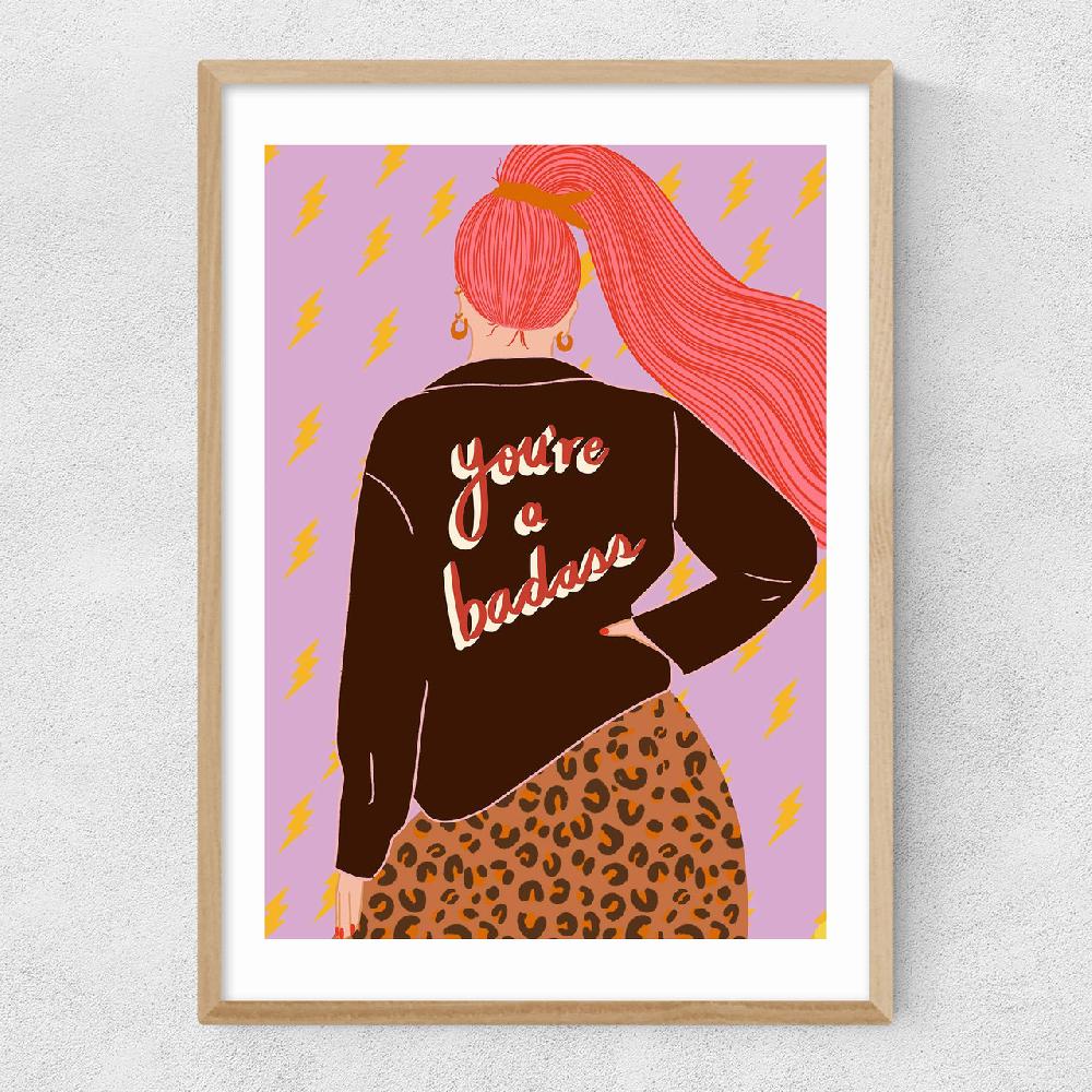 East End Prints You're Badass