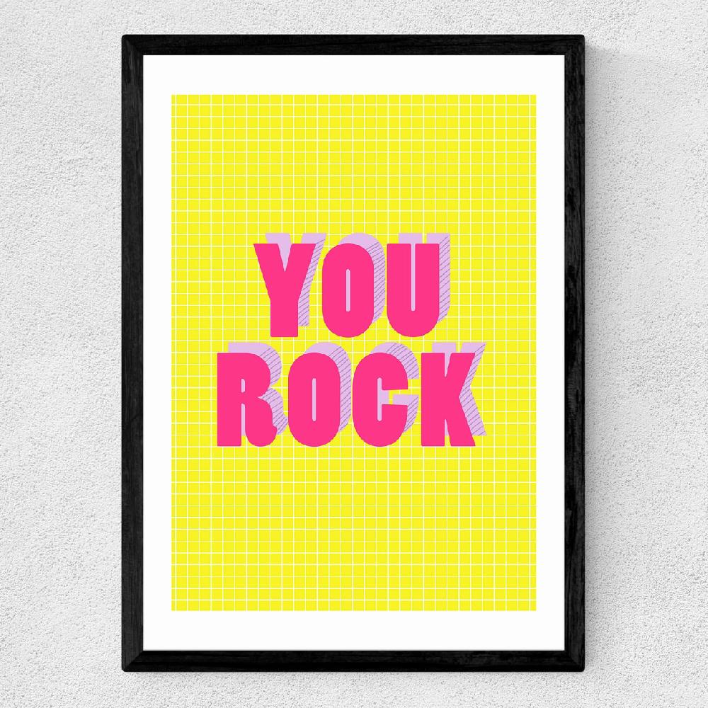 East End Prints You Rock