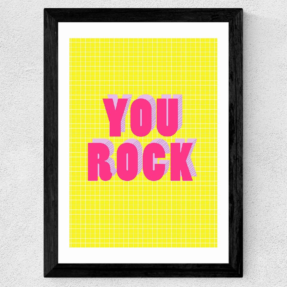 East End Prints You Rock