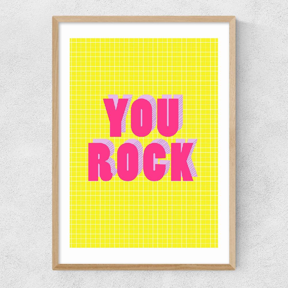 East End Prints You Rock