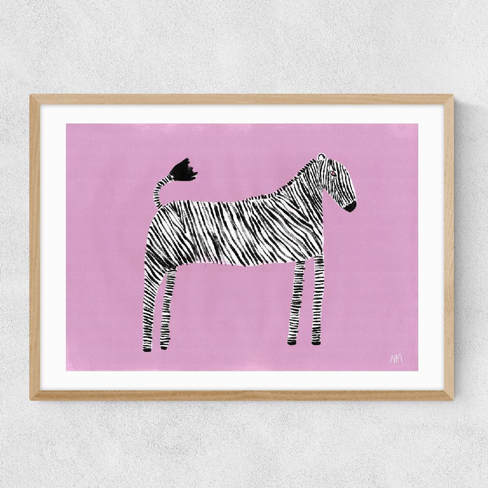 East End Prints Zebra By Nancy McKie