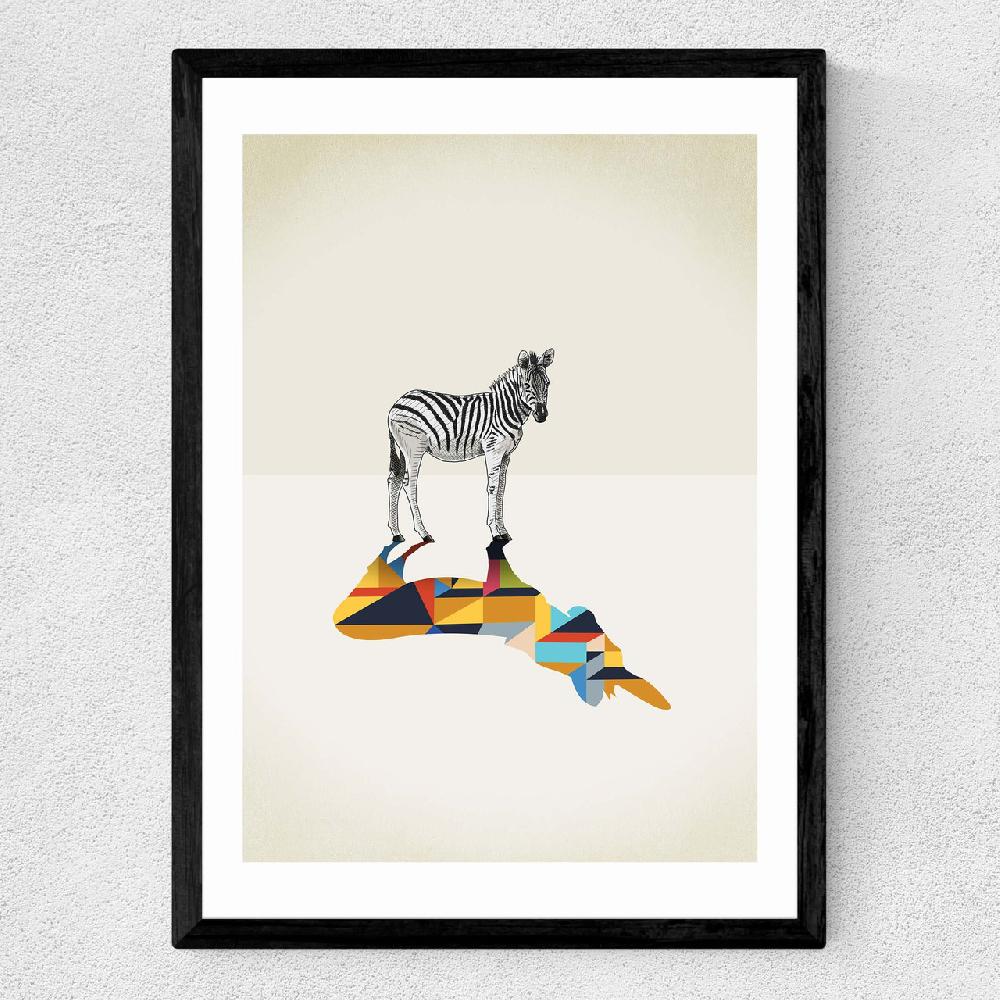 East End Prints Zebra - Walking Shadows