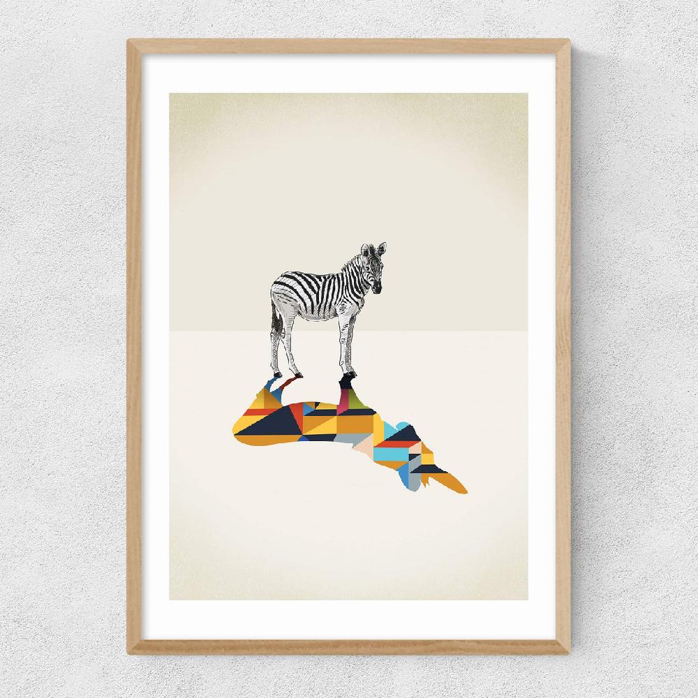 East End Prints Zebra - Walking Shadows
