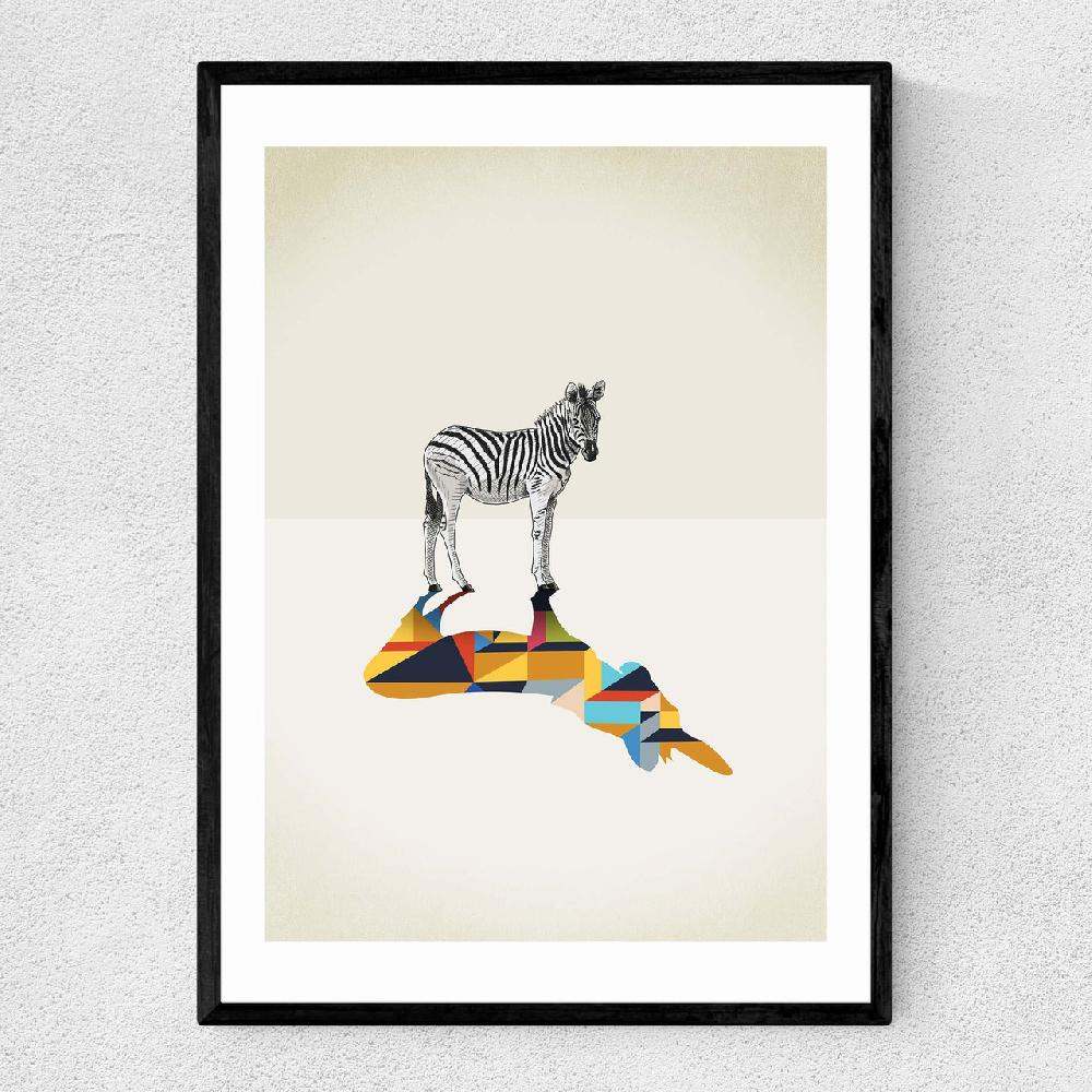 east end prints Zebra - Walking Shadows