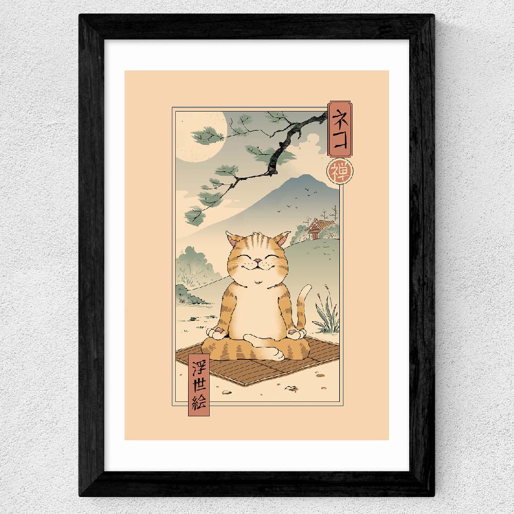East End Prints Zen Neko
