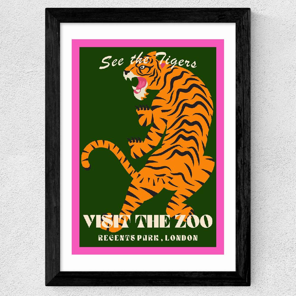 East End Prints Zoo Tiger