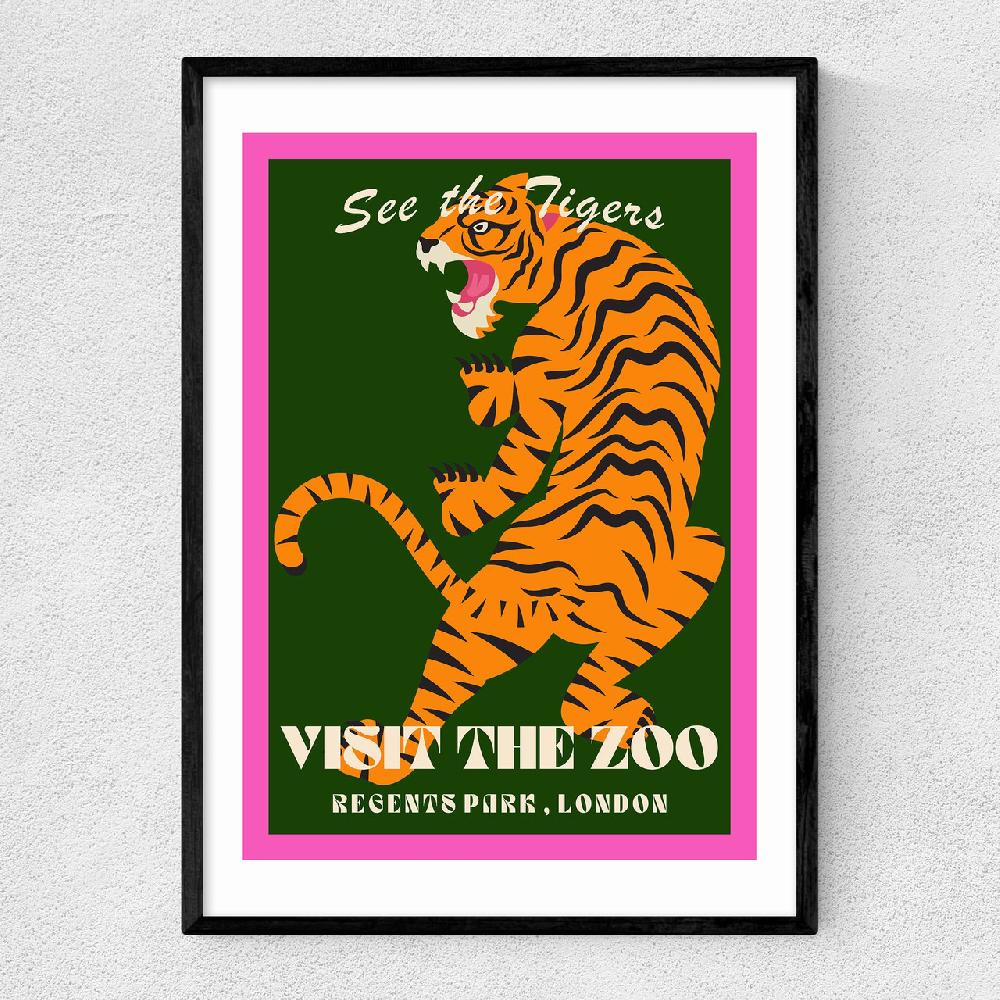 east end prints Zoo Tiger