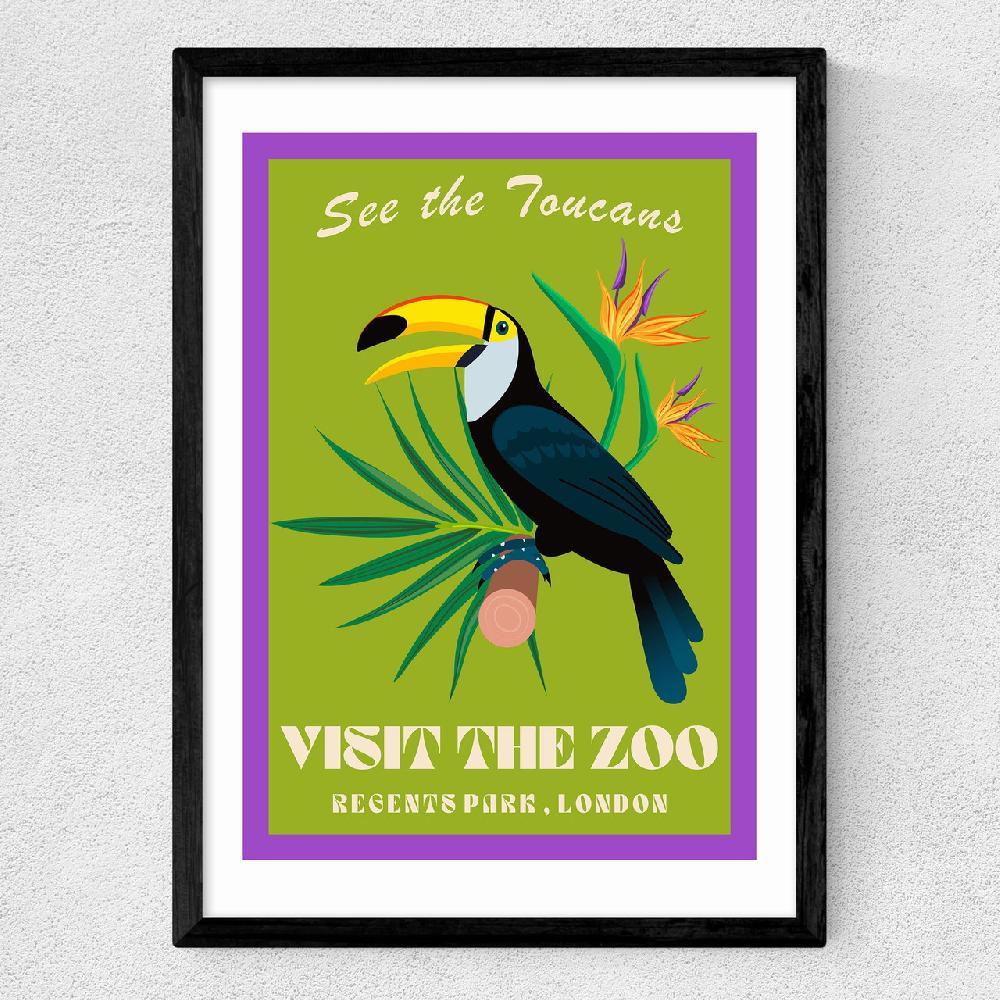 East End Prints Zoo Toucan