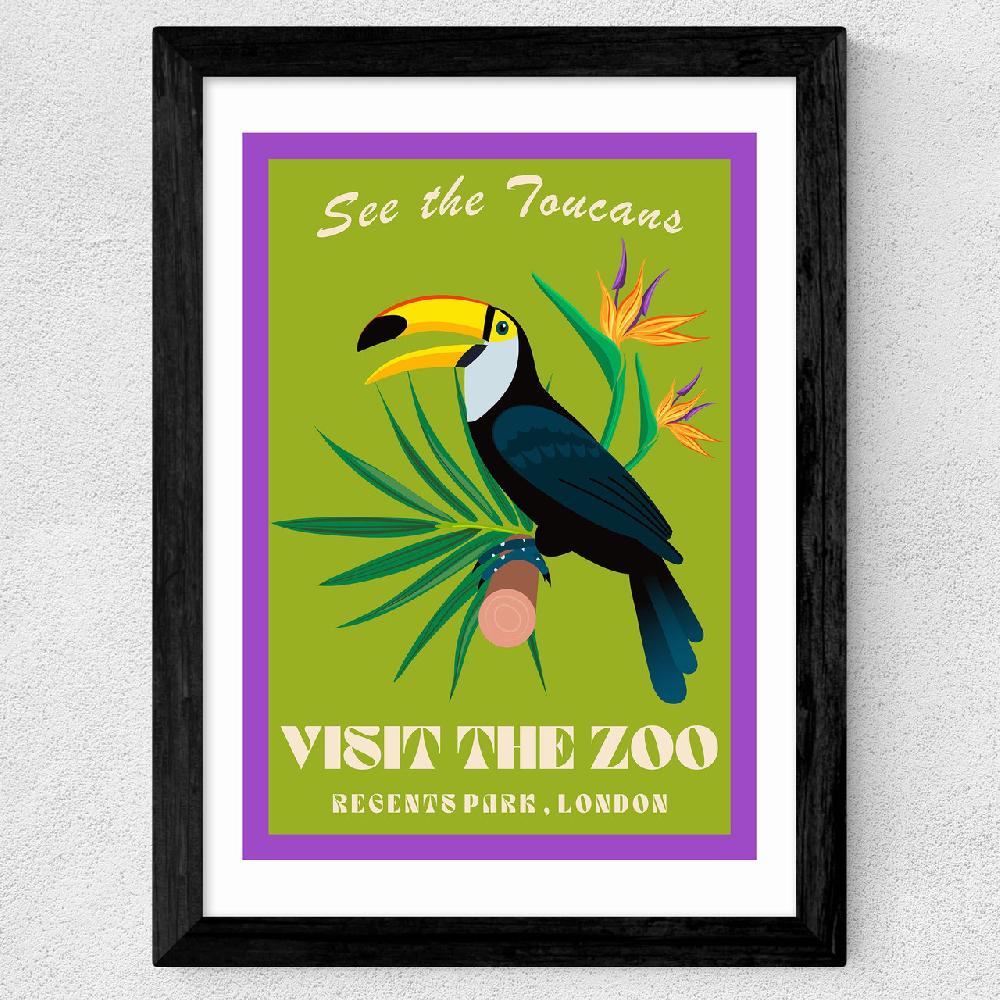 East End Prints Zoo Toucan