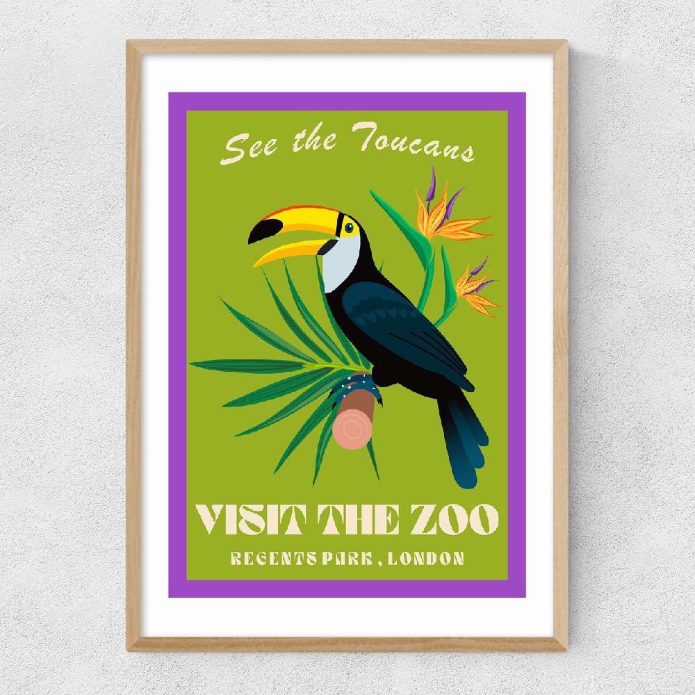 East End Prints Zoo Toucan