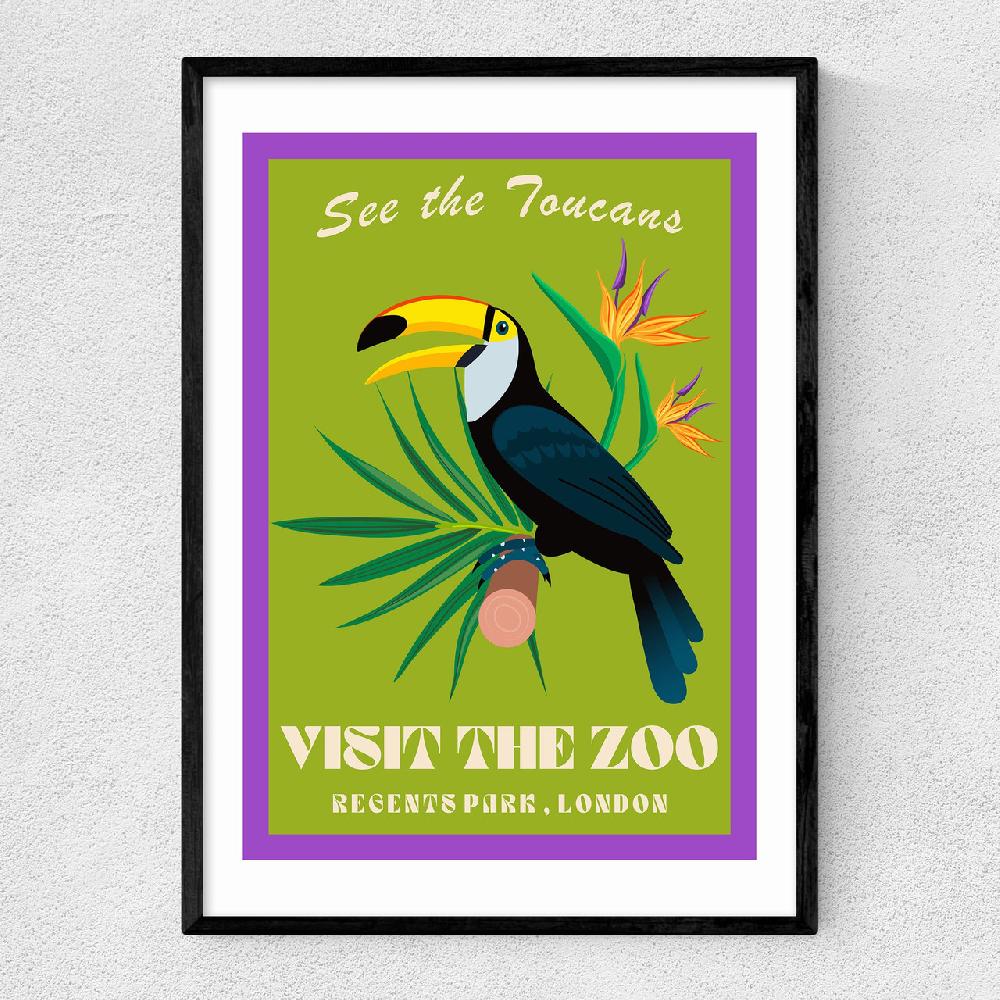 east end prints Zoo Toucan