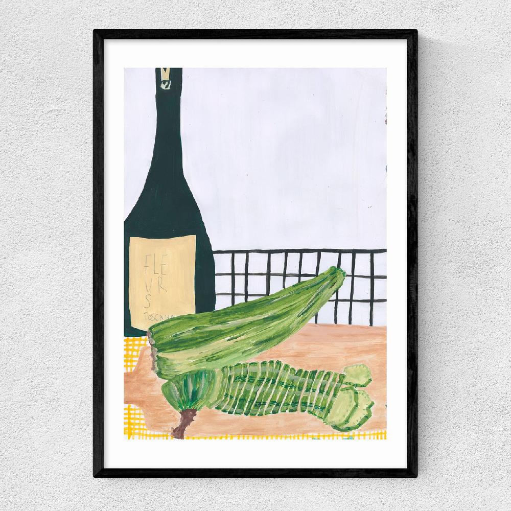 east end prints Zucchini by Lucy Muss