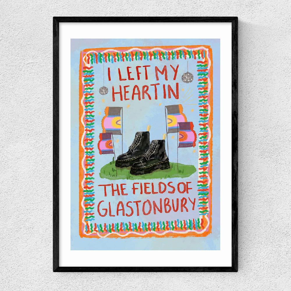 east end prints I Left My Heart In The Fields Of Glasto