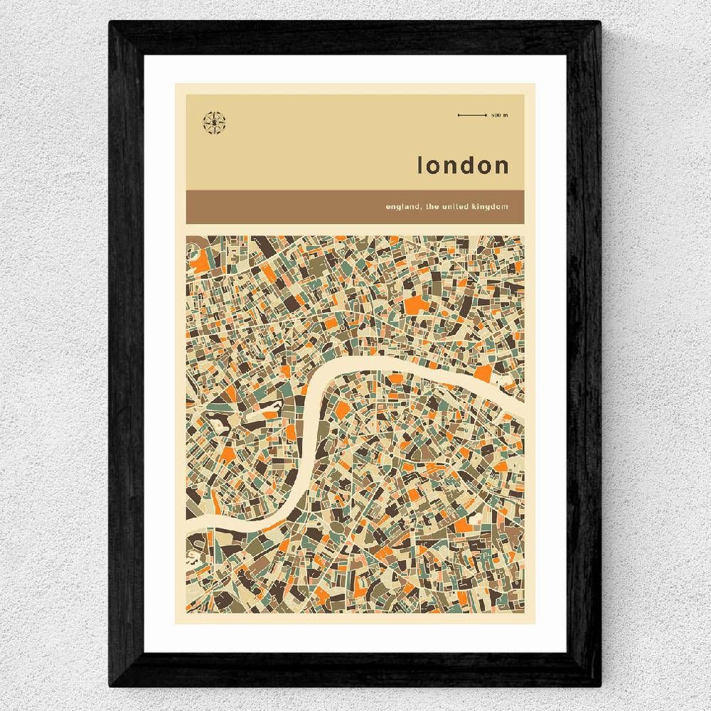 East End Prints London Streetguide By Jazzberry Blue