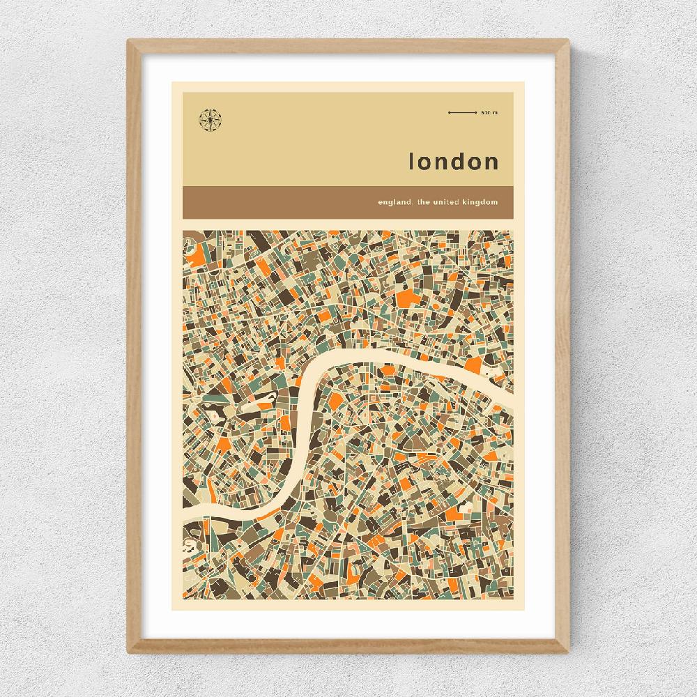 East End Prints London Streetguide By Jazzberry Blue