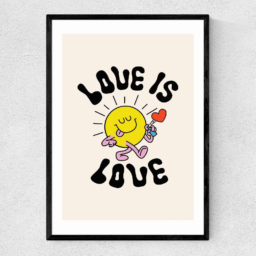 east end prints Love Is Love by The Violet Eclectic