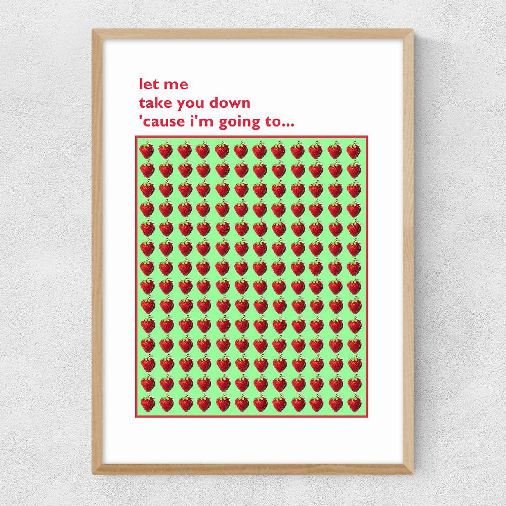 East End Prints Strawberry Fields Forever - The Beatles