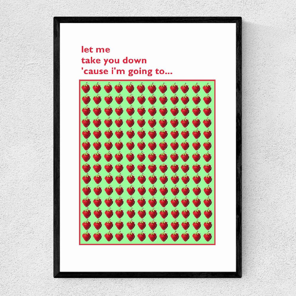 East End Prints Strawberry Fields Forever - The Beatles