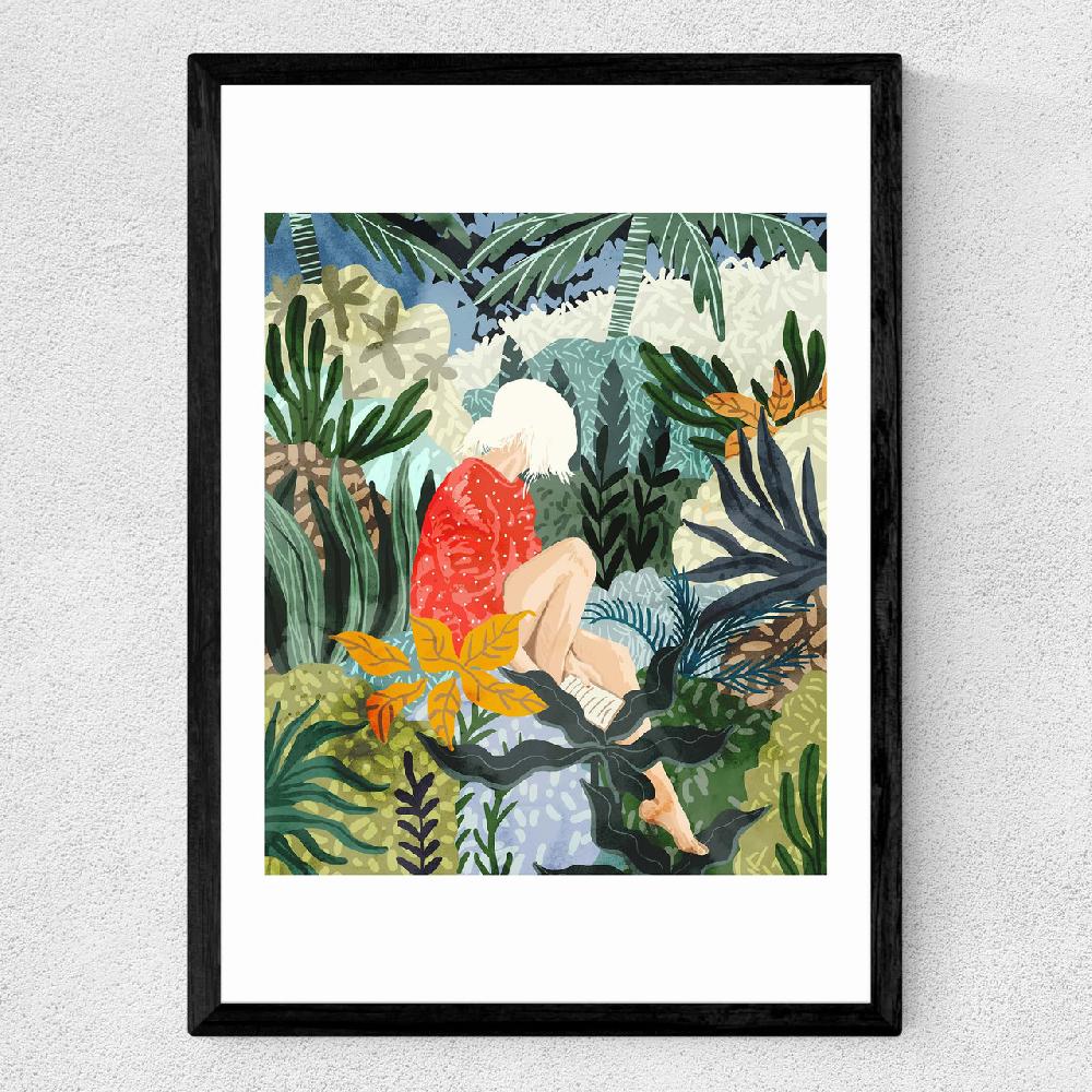 East End Prints The Distracted Reader By 83 Oranges