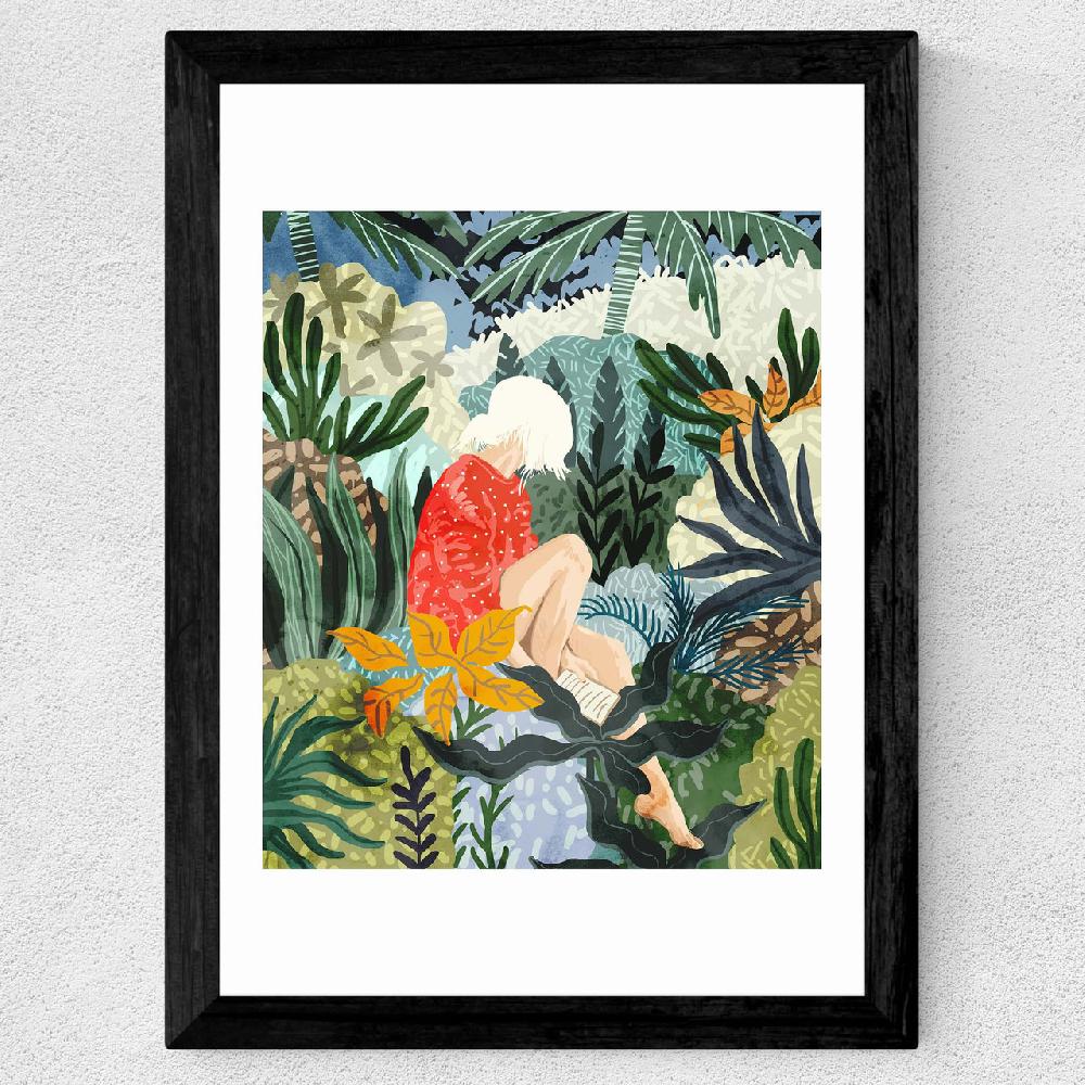 East End Prints The Distracted Reader By 83 Oranges