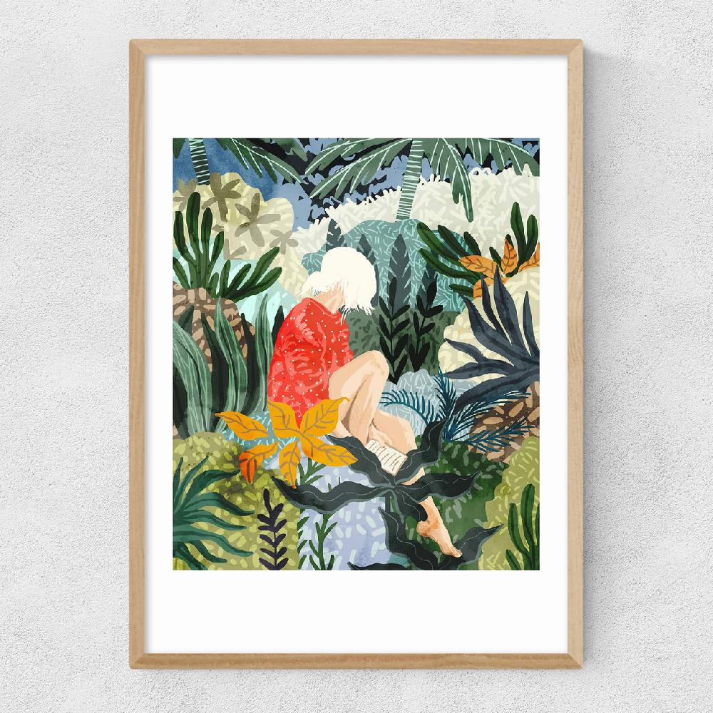 East End Prints The Distracted Reader By 83 Oranges