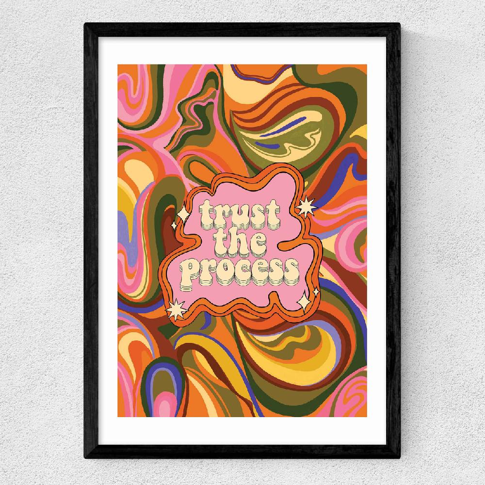 East End Prints Trust The Process By Illustrated By Charlie