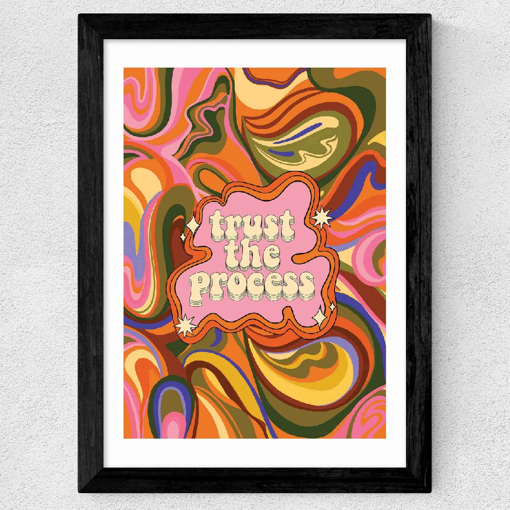 East End Prints Trust The Process By Illustrated By Charlie