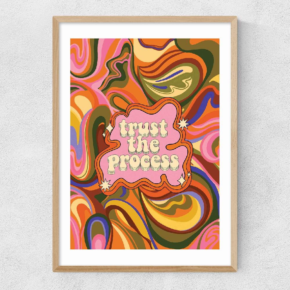 East End Prints Trust The Process By Illustrated By Charlie