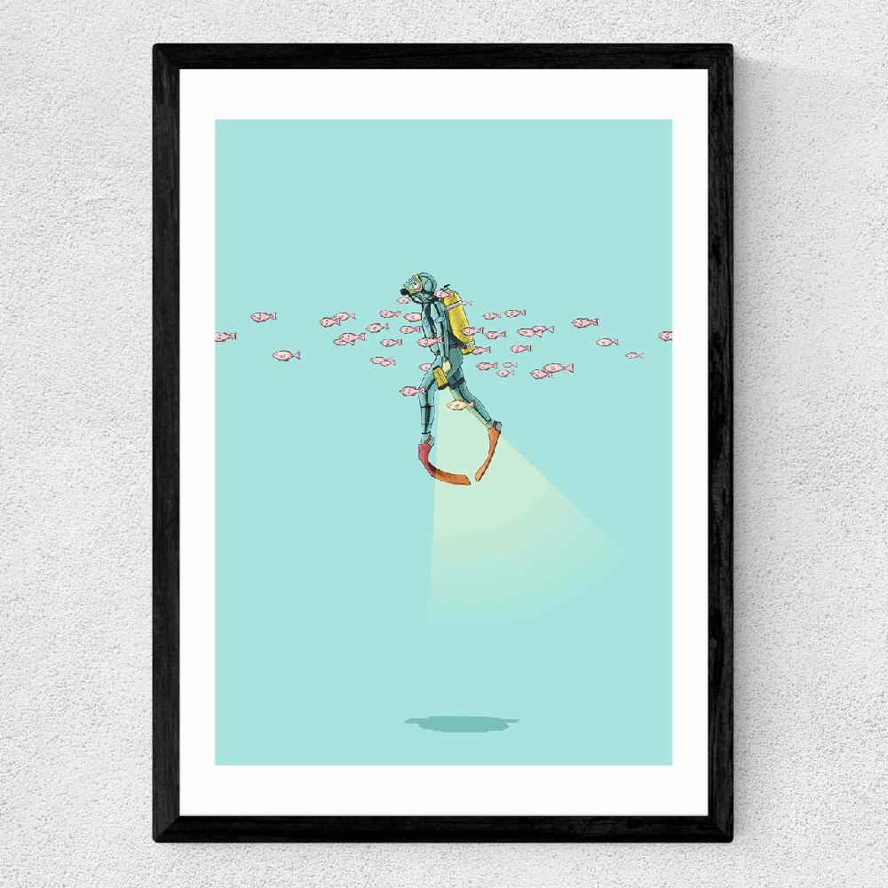 East End Prints Under The Sea - Float By Jason Ratliff