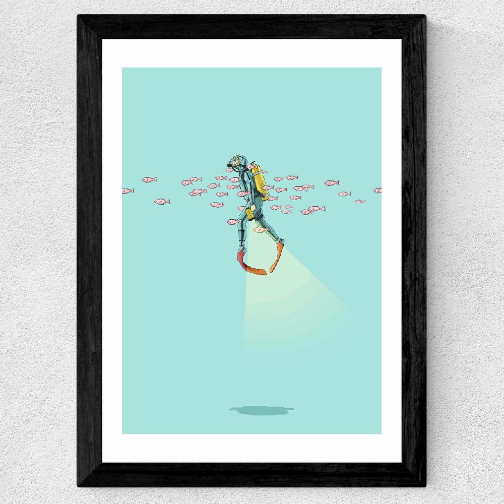 East End Prints Under The Sea - Float By Jason Ratliff