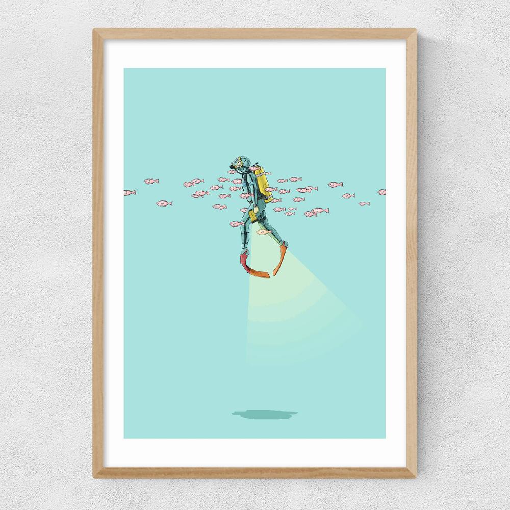 East End Prints Under The Sea - Float By Jason Ratliff