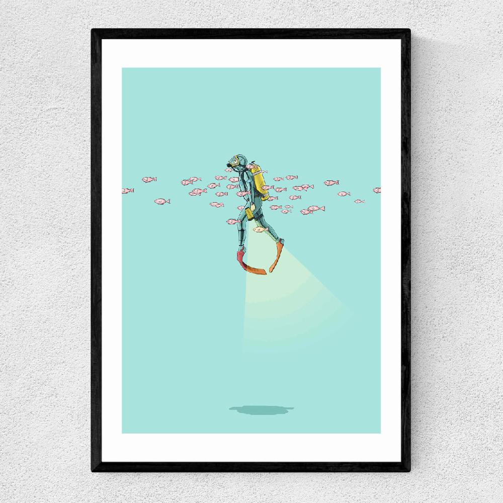 east end prints Under the Sea - Float by Jason Ratliff