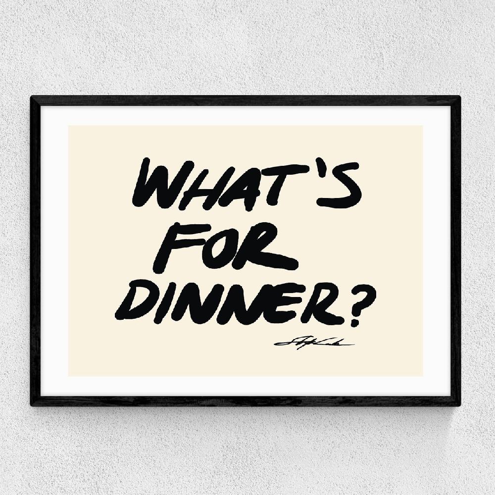 east end prints What's For Dinner? by Stephie Cardona