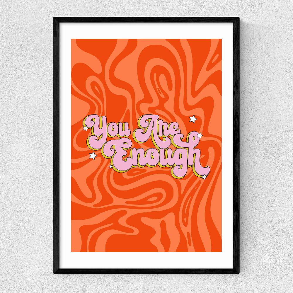 east end prints You Are Enough by Illustrated by Charlie