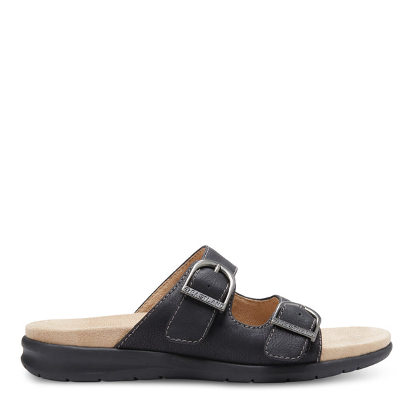 Eastland Women's Avery Double Buckle Slide Sandal