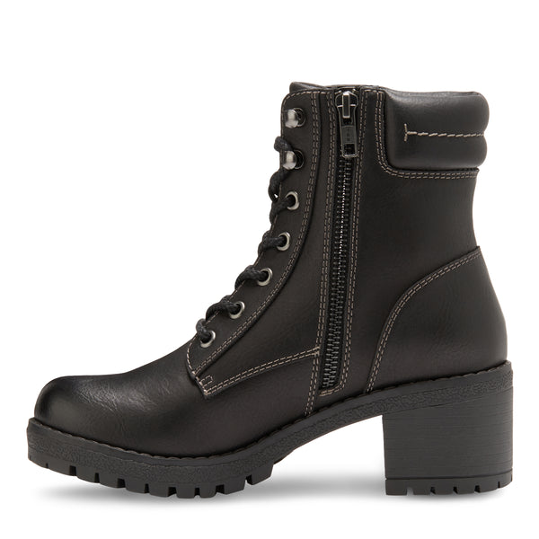Eastland Women's Brynn Lace Up Zipper Boot Black