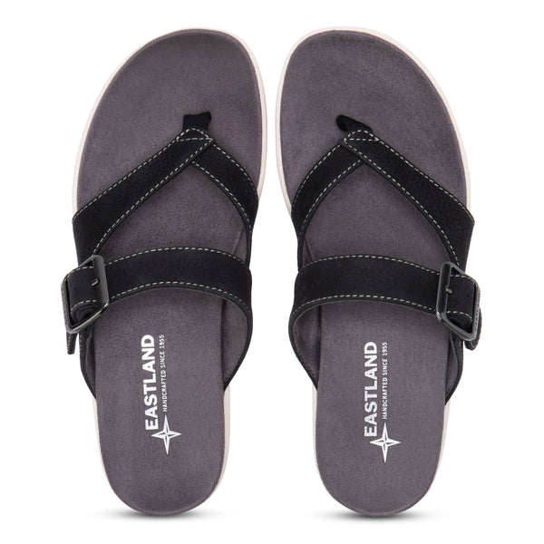 Eastland Women's Commonwealth Buckle Thong Sandal