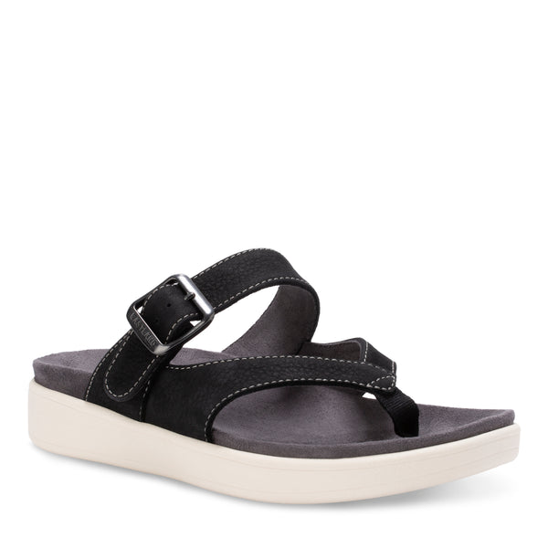 eastland Women's Commonwealth Buckle Thong Sandal