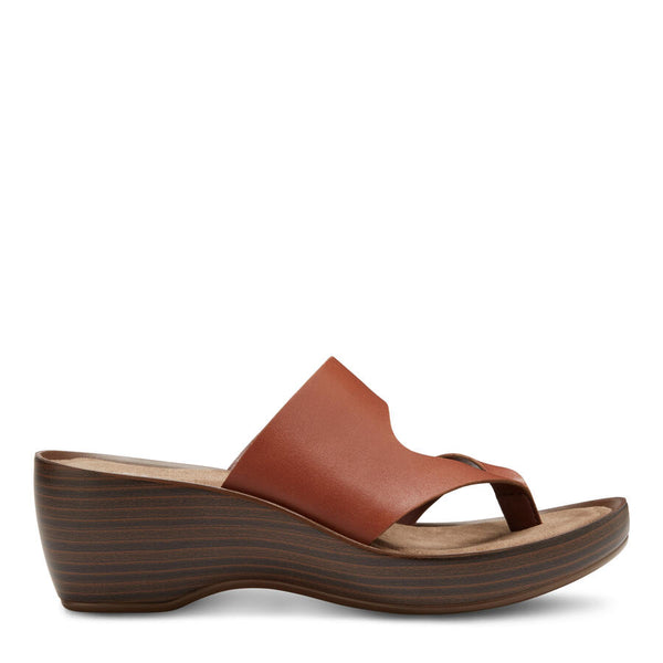 Eastland Women's Laurel Wedge Thong Sandal