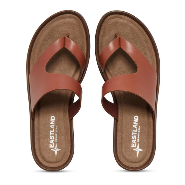 Eastland Women's Laurel Wedge Thong Sandal