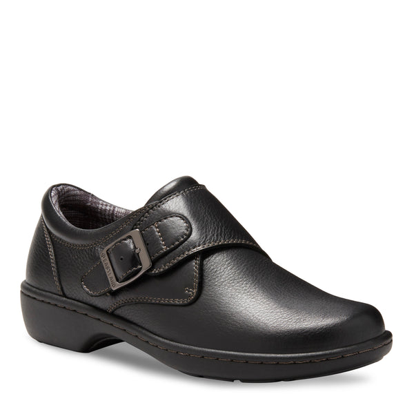eastland Women's Monk Strap Slip Ons - Anna Monk